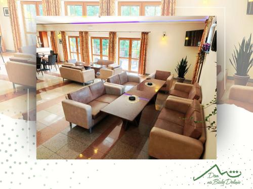 Posezení v ubytování Hotel Dom na Białej Dolinie