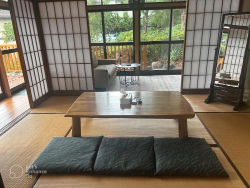 Posezení v ubytování Traditional Japanese house stay Kojitsu