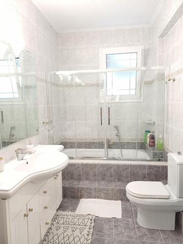 Flat with garden near sea, port and airport