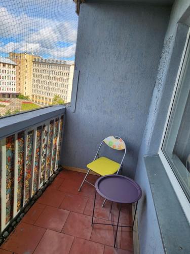 Balkón nebo terasa v ubytování Luks