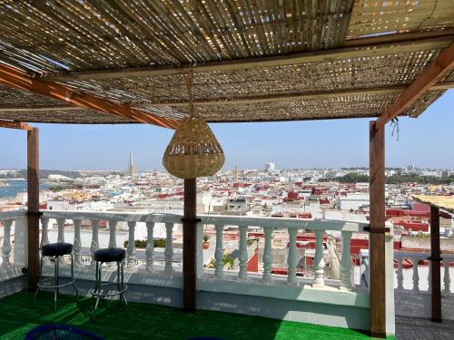 Balkón nebo terasa v ubytování Riad Altura Coliving