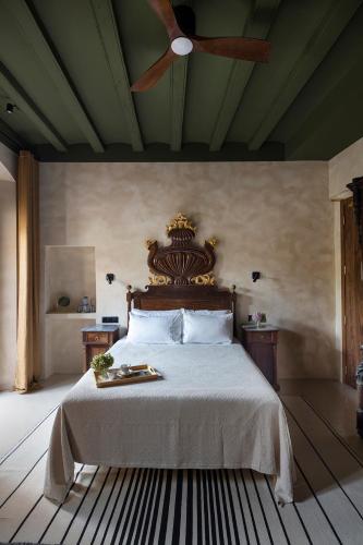 Letto o letti in una camera di Villa Neri Hotel