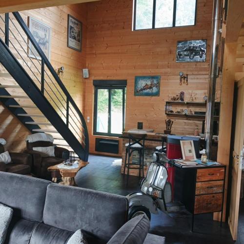 Chalet Bois le Havre du sotrè Gérardmer Sauna panoramique jacuzzi 14 personnes et 1 bébé
