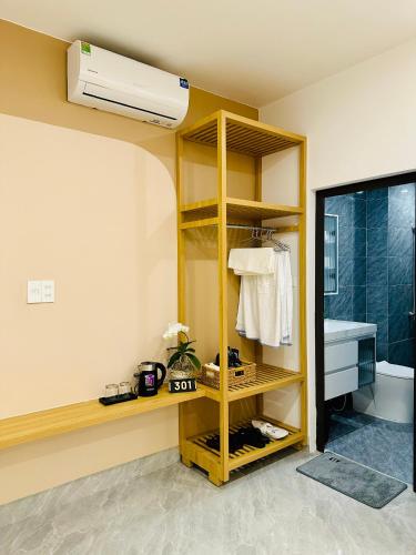 Ένα ή περισσότερα κρεβάτια σε δωμάτιο στο Thu Ha Homestay - VTĐ7-61 - Vinhomes Ocean Park 3