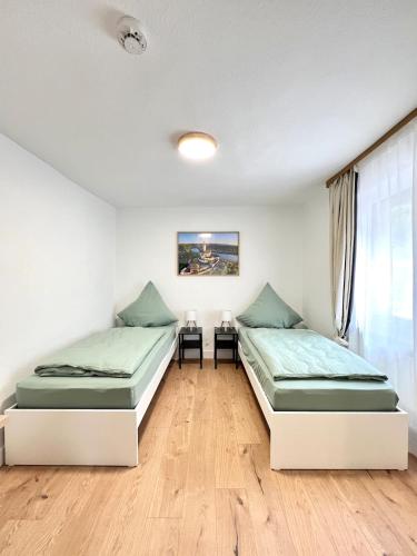 Katil atau katil-katil dalam bilik di Apartment Brunnenstraße in Braubach