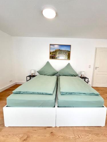 Katil atau katil-katil dalam bilik di Apartment Brunnenstraße in Braubach