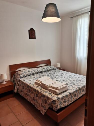 Katil atau katil-katil dalam bilik di Casa di Nonna Tetta