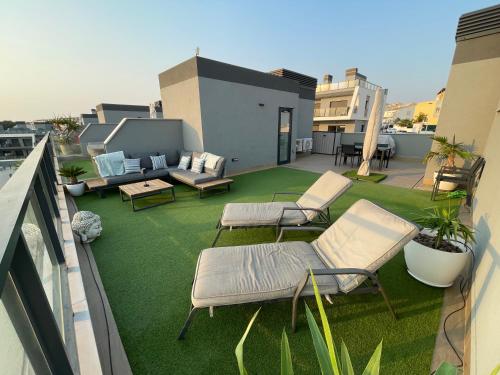 Zahrada ubytování Iconic Alluba Alicante luxury bay