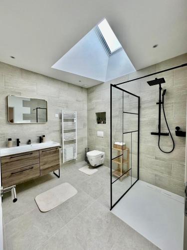 Phòng tắm tại Le Loft du bonheur