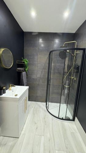 Un baño de Seaview apartment in Rothesay