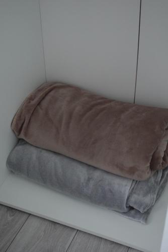 Ένα ή περισσότερα κρεβάτια σε δωμάτιο στο Laura's Chic Apartment