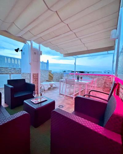 Sol y Luna con terraza y barbacoa