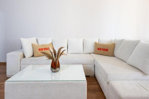 Χώρος καθιστικού στο Apartment KeyGo #0176 near Tsitsernakaberd Park