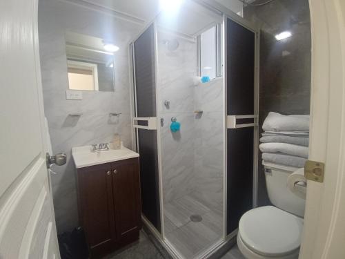 Ένα μπάνιο στο Apartment in Paseos de Chihuahua