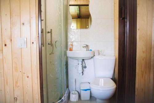 Un baño de Стежка в гори