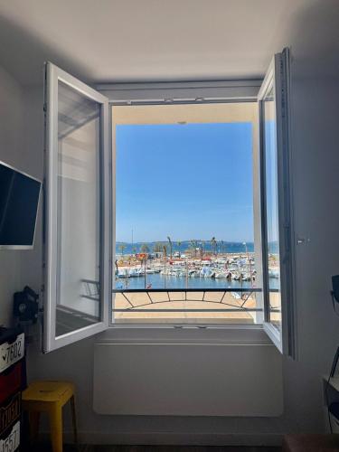 En generel havudsigt eller havudsigten taget fra lejligheden