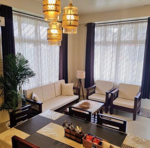 Ruang duduk di The Serenity Homestay, Pohktieh