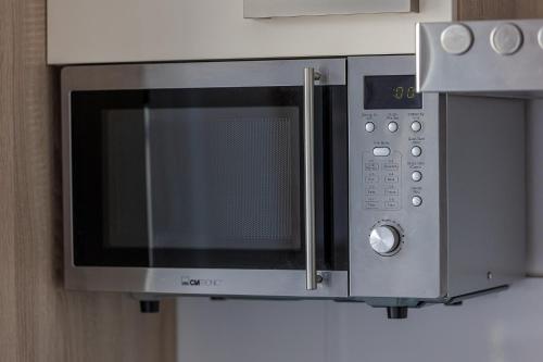 Dapur atau dapur kecil di Kalina Suites - Apartment am Rhein, Nähe BASF, AbbVie, Uni MA