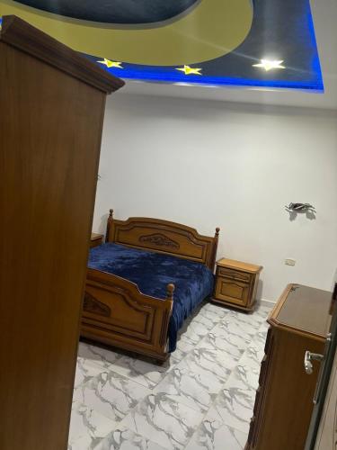 Postel nebo postele na pokoji v ubytování Appartement haut standing à lamta