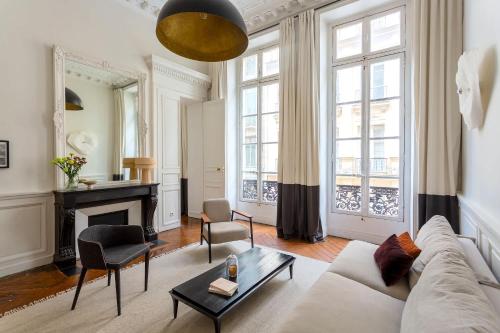 Et opholdsområde på Habitat Parisien - Quatre Septembre Choiseul Opera