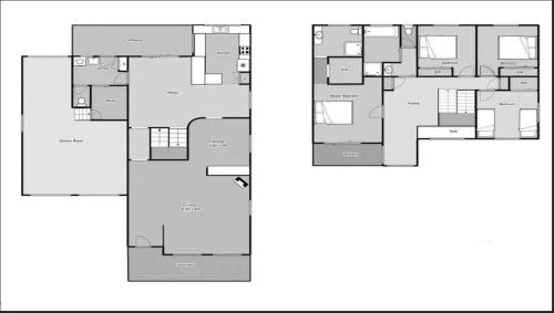 Grundriss der Unterkunft Lumina - Fireplace - 3 Mins Walk to Beach
