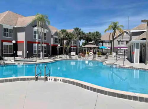 a large swimming pool at a resort at Condo Disney Universal Epic Free Parking in Orlando