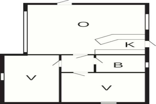 a diagram of a block diagram of a house at 5 person holiday home in Højslev-By Traum in Højslev