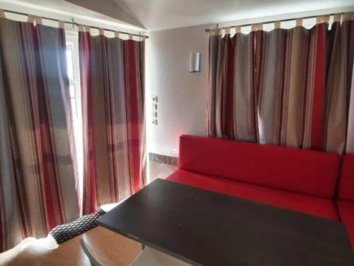 Χώρος καθιστικού στο Mobil home confortable pour 4 avec terrasse - API-1-52-256