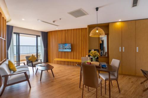 Ruang duduk di Vias Hotel Vung Tau - Transportation Included