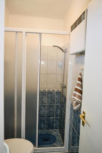 Koupelna v ubytování Hajnal Apartman