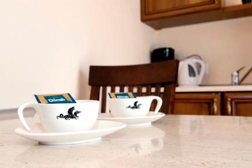 Kaffe- og tefaciliteter på Krakow For You Main Square Apartments