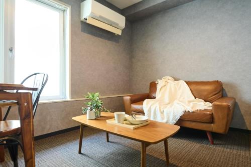 Χώρος καθιστικού στο Sapporo - Apartment - Vacation STAY 29257v