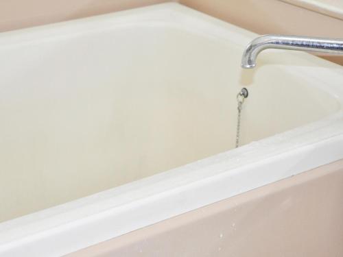 a white bathtub with a water faucet at Kawagoe - House - Vacation STAY 16212 in Kawagoe