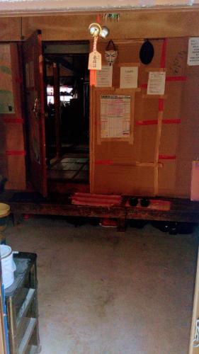 an open door of a truck in a room at Gegege no Guesthouse - Vacation STAY 9461 in Uozu