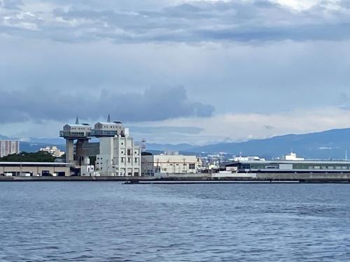 a view of a city from the water at Minato Oasis Numazu - Vacation STAY 31031v in Numazu