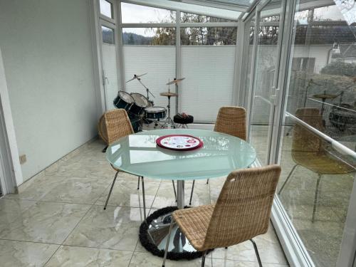 Posezení v ubytování Haus mit Garten in Landskron