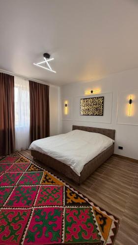 Postel nebo postele na pokoji v ubytování Agat cottage