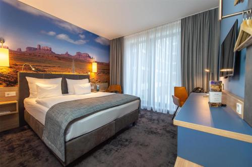 Ein Bett oder Betten in einem Zimmer der Unterkunft Best Western Hotel Wiesbaden