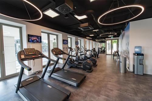 Das Fitnesscenter und/oder die Fitnesseinrichtungen in der Unterkunft Best Western Hotel Wiesbaden