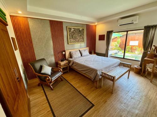 Cama o camas de una habitación en Junjungan Suite
