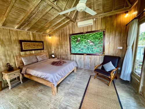 Cama o camas de una habitación en Junjungan Suite