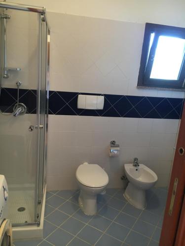 Koupelna v ubytování Villa Silvia