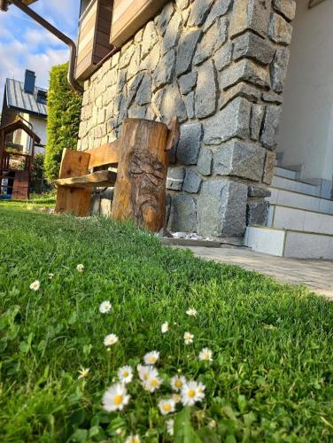 Ein Garten an der Unterkunft Apartmány Benecko 155