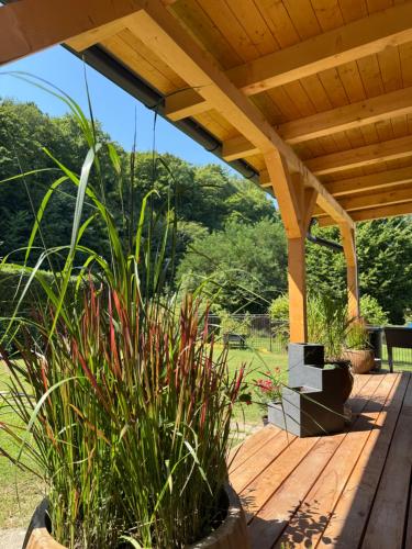 Un jardín fuera de Chata Nelinka u lesa