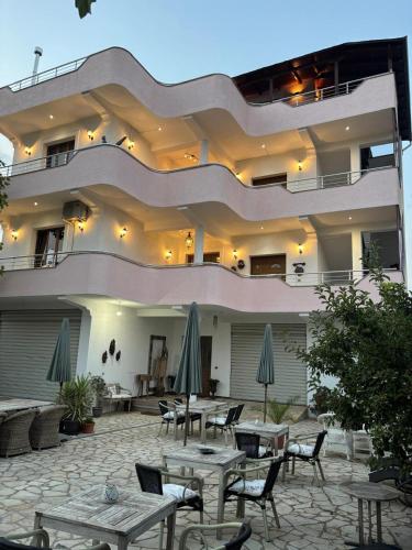 Das Gebäude in dem sich das Hostel befindet
