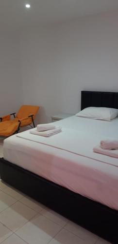Postel nebo postele na pokoji v ubytování Guesthouse Luci