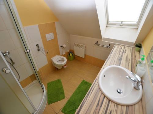 Un baño de Holiday Home Medenec near Alšovka Ski Slope
