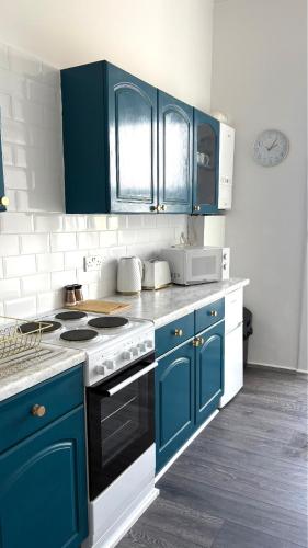 Una cocina o cocineta en Seaview apartment in Rothesay