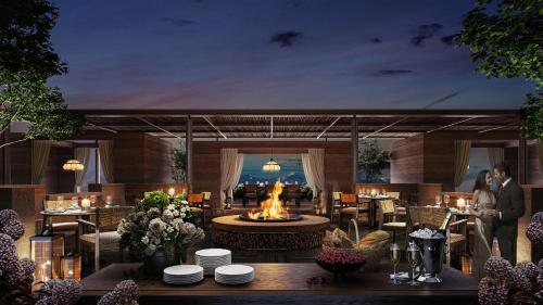 Ein Sitzbereich in der Unterkunft InterContinental Hotels Yining by IHG