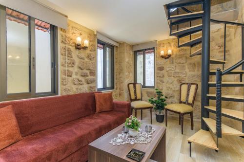 Χώρος καθιστικού στο Casa Kik Apartments in Mina Tripoli